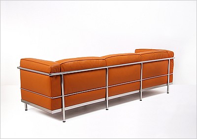 Grande Feather Relaxed Sofa - Honey Tan Leather