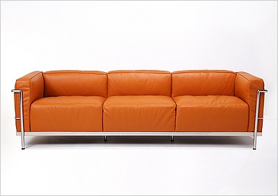 Grande Feather Relaxed Sofa - Honey Tan Leather