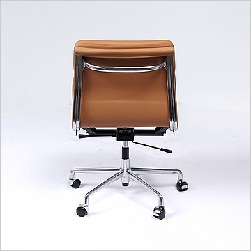 Soft-Pad Office Chair - Mid-Back - Armless