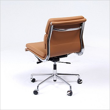 Soft-Pad Office Chair - Mid-Back - Armless