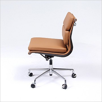 Soft-Pad Office Chair - Mid-Back - Armless