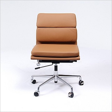 Soft-Pad Office Chair - Mid-Back - Armless