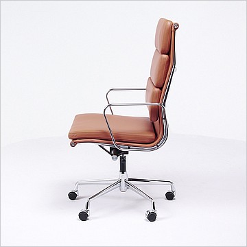Charles Eames Style: Soft Pad Office Chair (High Back)