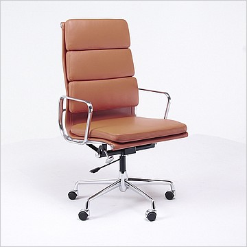 Charles Eames Style: Soft Pad Office Chair (High Back)