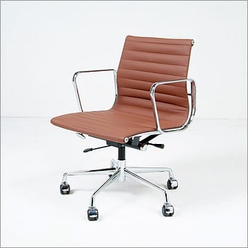 Charles Eames Style: Thin Pad Office Chair (Mid Back)