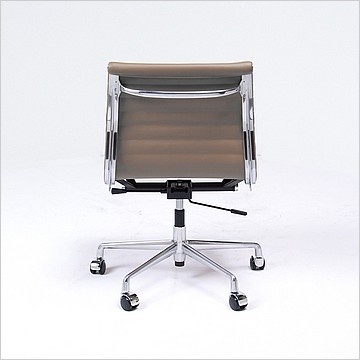 Thin-Pad Office Chair - Mid-Back - Armless