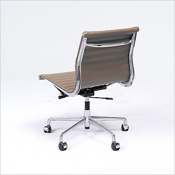 Thin-Pad Office Chair - Mid-Back - Armless