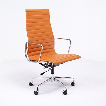 Charles Eames Style: Thin Pad Office Chair (High Back)