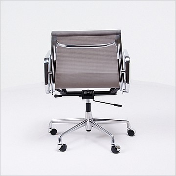 Charles Eames Style: Mid-Back Office Chair - Gray Mesh