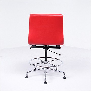 Charles Eames Style: Soft Pad Bar Stool - No Arms