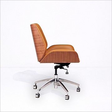 Morano Office Task Chair - Walnut Veneer Back