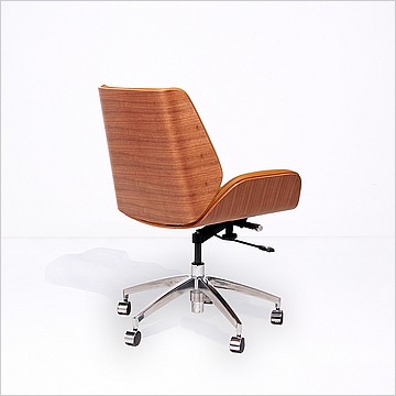 Morano Office Task Chair - Walnut Veneer Back