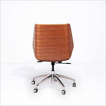 Morano Office Task Chair - Walnut Veneer Back