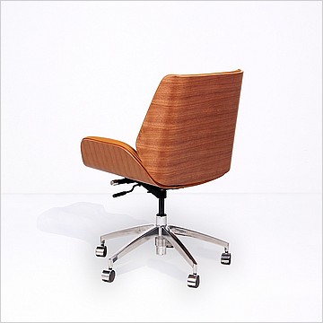 Morano Office Task Chair - Walnut Veneer Back