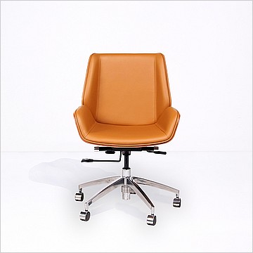 Morano Office Task Chair - Walnut Veneer Back