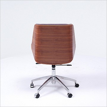 Morano Office Task Chair Walnut Veneer Back - Modern Classics