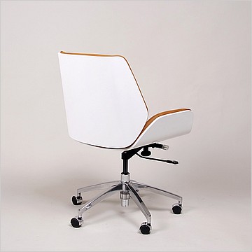 Morano Office Task Chair White Back - Modern Classics
