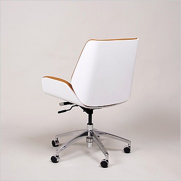 Morano Office Task Chair White Back - Modern Classics