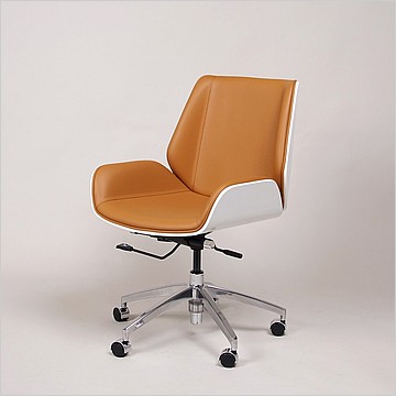 Morano Office Task Chair White Back - Modern Classics