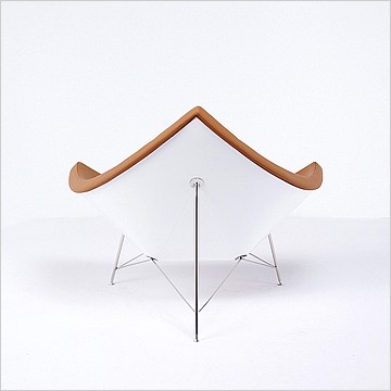 George Nelson Style: Coconut Chair - Terra Brown Leather