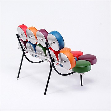 George Nelson Style Atomistic Sofa