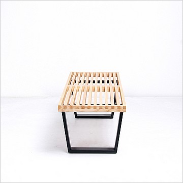 George Nelson Style: Slat Bench - 48 Inch