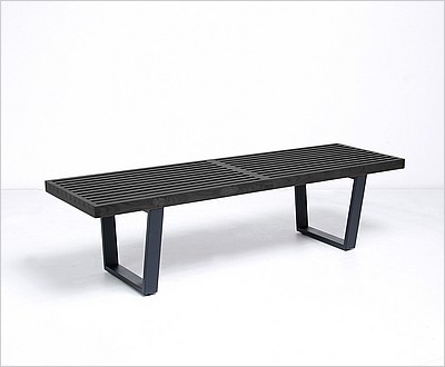 George Nelson Style: Slat Bench - 60 Inch