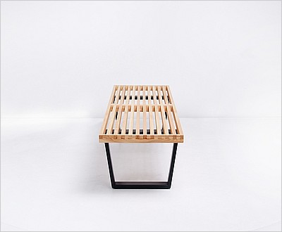 George Nelson Style: Slat Bench - 60 Inch