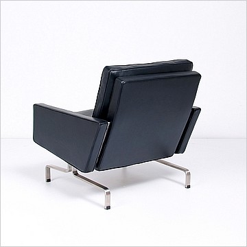 PK31 Lounge Chair - Scandinavian Black Leather