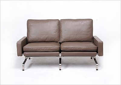 Taupe Gray PK31 Loveseat