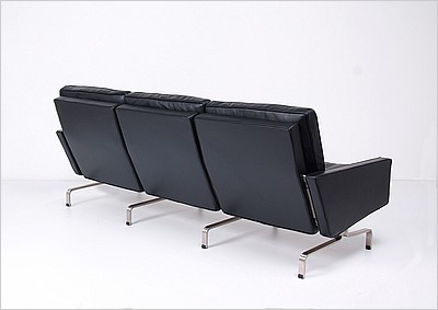 PK31 Sofa - Scandinavian Black Leather