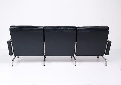 PK31 Sofa - Scandinavian Black Leather