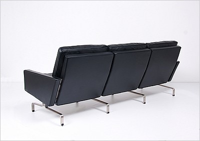 PK31 Sofa - Scandinavian Black Leather