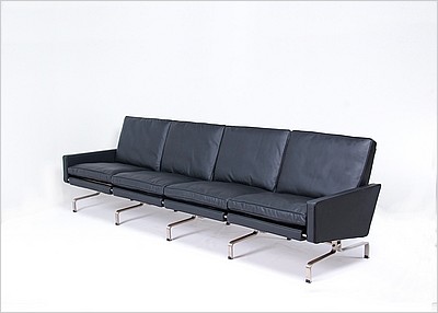 Kjaerholm Style: PK31 4 Seat Sofa