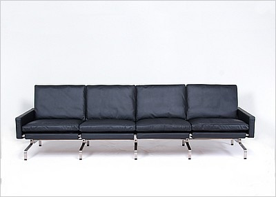 Kjaerholm Style: PK31 4 Seat Sofa