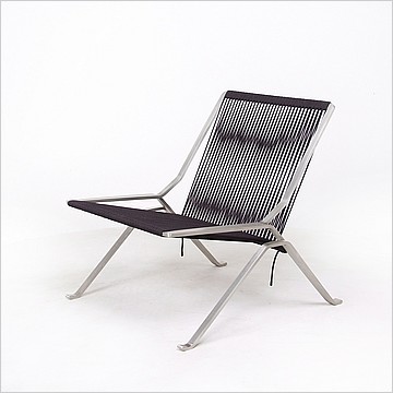 Kjaerholm PK25 Chair Black Rope