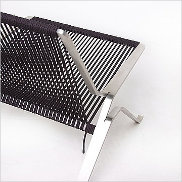 Kjaerholm PK25 Chair Black Rope