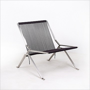 Kjaerholm PK25 Chair Black Rope