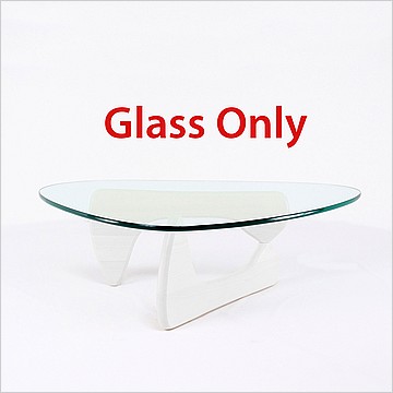 Noguchi Style: Free Form Coffee Table - Glass Only