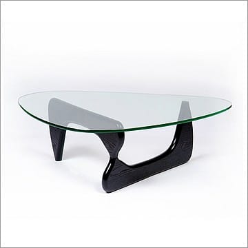 Noguchi Free Form Coffee Table - Black Base