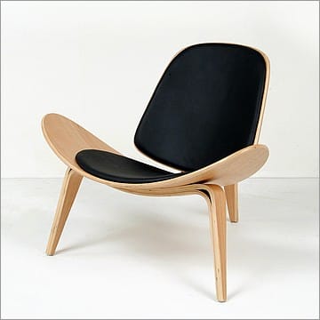 Wegner Style: Shell Chair - Leather