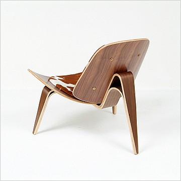 Wegner Style: Shell Chair - Pony Hide