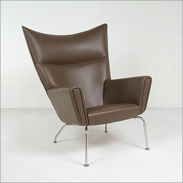 Wegner Style: Wing Back Lounge Chair