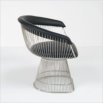 Platner Wire Frame Lounge Chair -  Premium Black