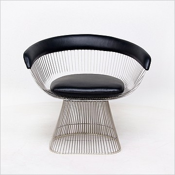 Platner Style: Wire Frame Lounge Chair