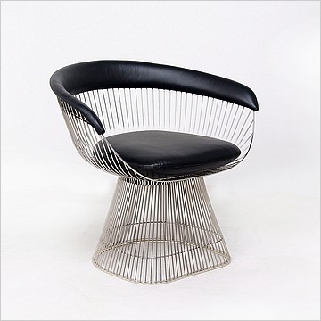 Platner Style: Wire Frame Lounge Chair