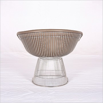 Platner Style: Wire Frame Lounge Chair - Fully Upholstered