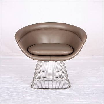 Platner Style: Wire Frame Lounge Chair - Fully Upholstered