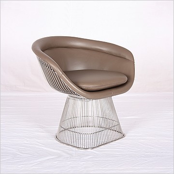 Platner Style: Wire Frame Lounge Chair - Fully Upholstered