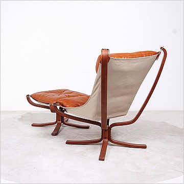 Sigurd Ressell Style: Falcon Chair - Wood Frame